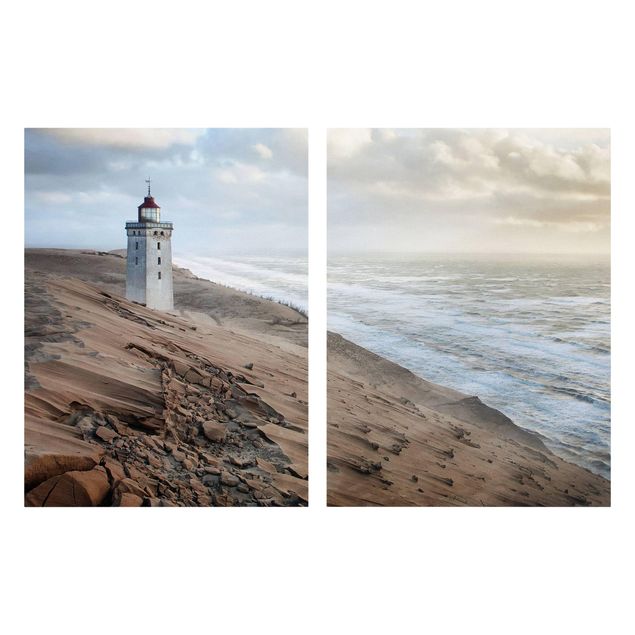Stampa su tela 2 parti - Lighthouse In Denmark - Verticale 4:3