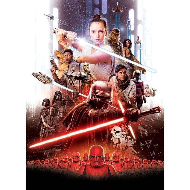 Carta da parati per bambini  - STAR WARS EP9 Movie Poster Rey