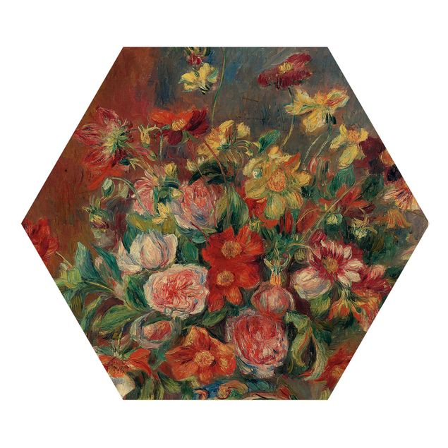 Esagono in legno - Auguste Renoir - Vaso