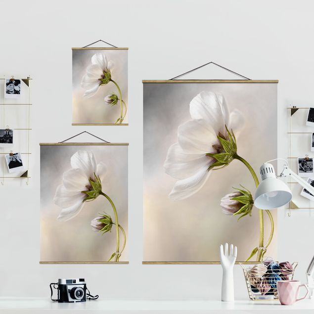 Foto su tessuto da parete con bastone - Blossoms - Verticale 4:3