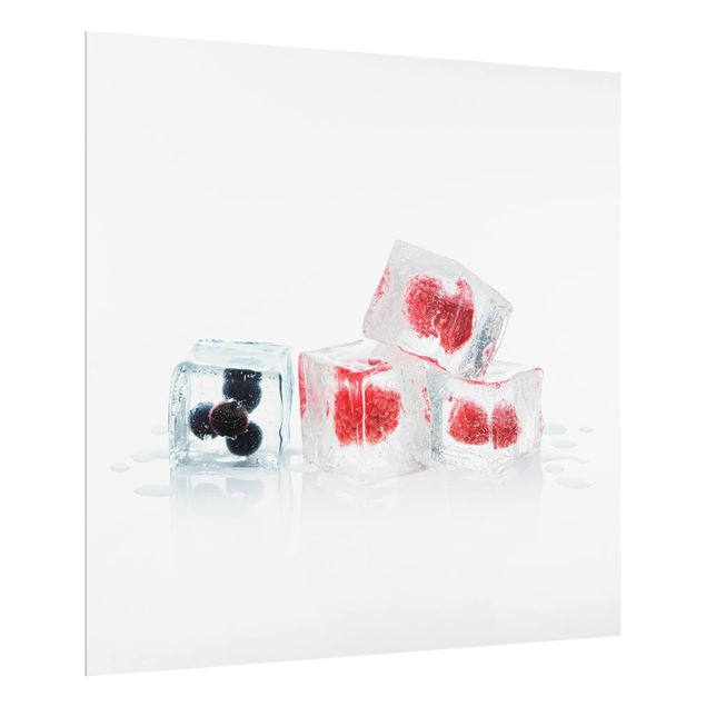 Paraschizzi in vetro - Fruits In Ice Cube