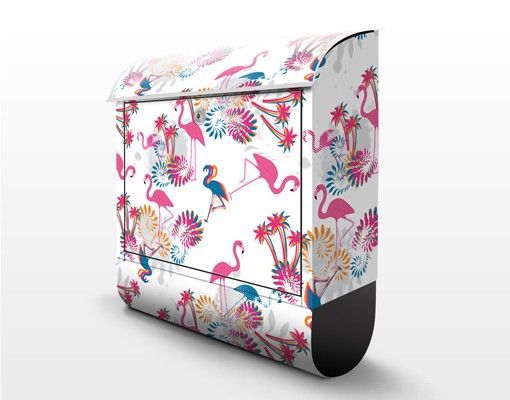 Cassetta postale Flamingo Design 39x46x13cm