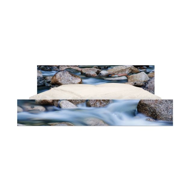 Carta adesiva per mobili IKEA - Malm Letto basso 160x200cm River in Canada