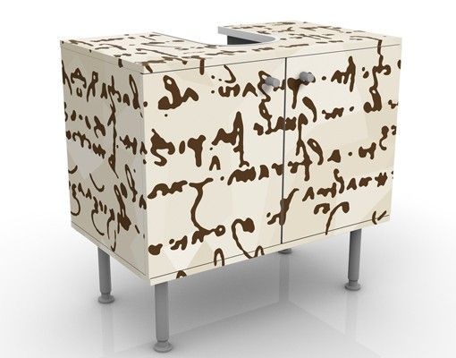 Mobile per lavabo design Da Vinci Manuskript