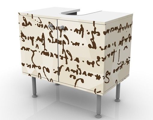 Mobile per lavabo design Da Vinci Manuskript