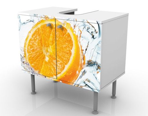 Mobile per lavabo design Fresh Orange