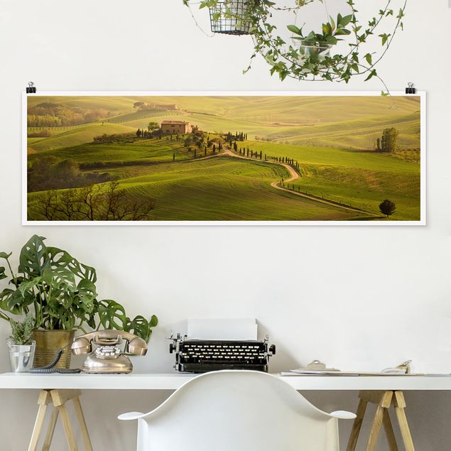 Poster - Chianti Toscana - Panorama formato orizzontale