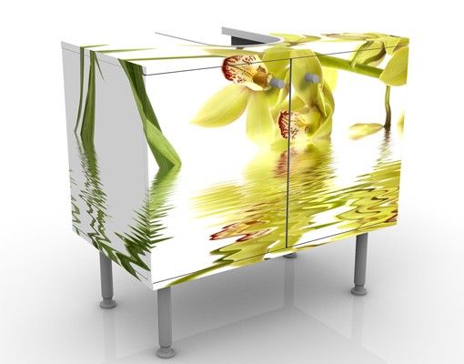 Mobile per lavabo design Elegant Orchid Waters
