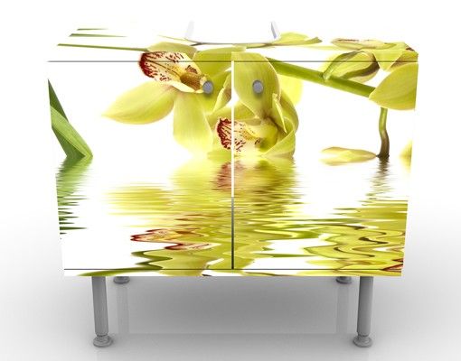Mobile per lavabo design Elegant Orchid Waters