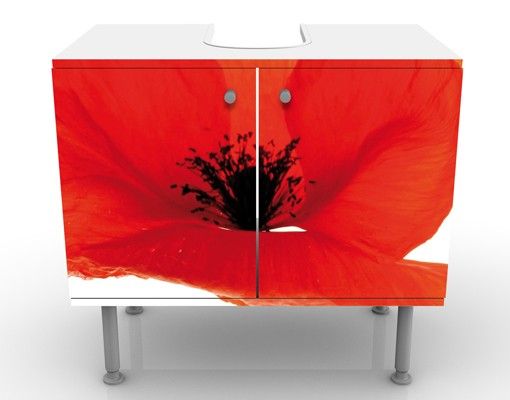 Mobile per lavabo design Charming Poppies