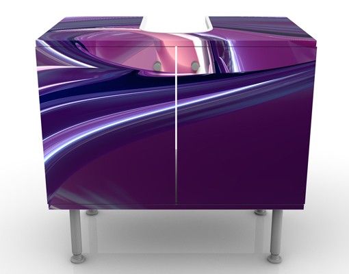 Mobile per lavabo design Circles In Purple