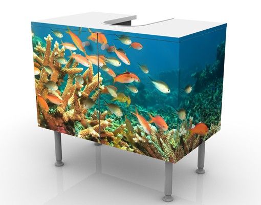 Mobile per lavabo design Coral Reef