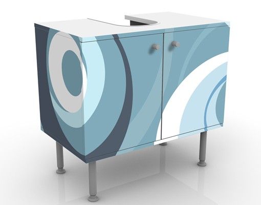 Mobile sottolavabo - Watching You - Mobile bagno blu