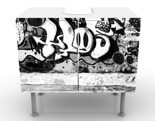 Mobile per lavabo design Graffiti Art