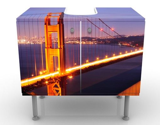 Mobile per lavabo design Golden Gate Bridge At Night