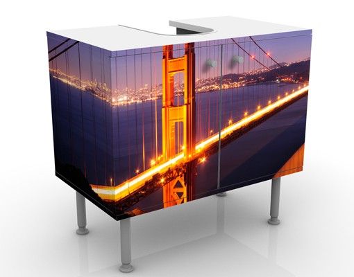 Mobile per lavabo design Golden Gate Bridge At Night