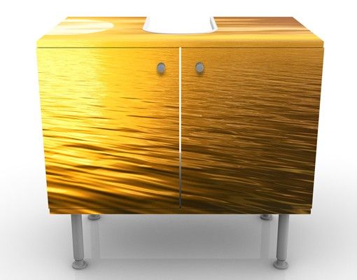 Mobile per lavabo design Golden Sunrise