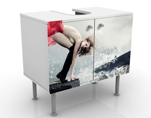 Mobile per lavabo design Woman At The Sea