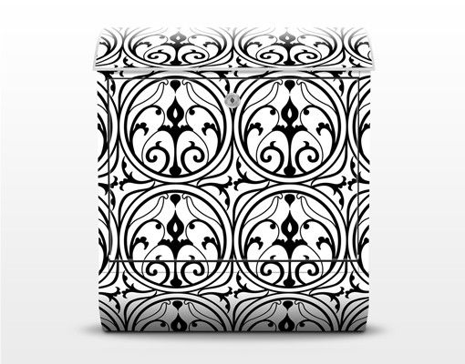 Cassetta postale Ornamental Circles Design Pattern 39x46x13cm