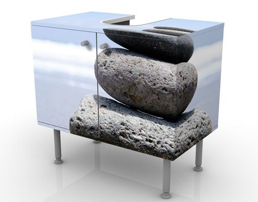 Mobile per lavabo design Sand Stones