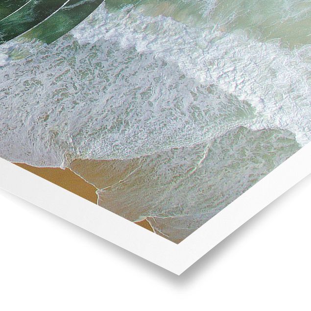 Poster - Geometria Meets Beach - Panorama formato orizzontale