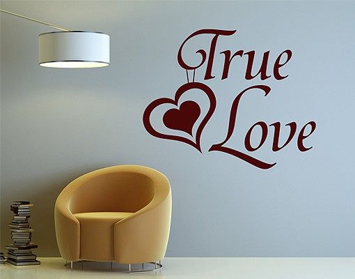 Adesivo murale no.1430 True Love