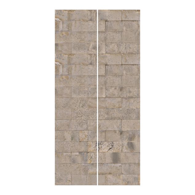 Tende scorrevoli su binario Brick Wallpaper Concrete