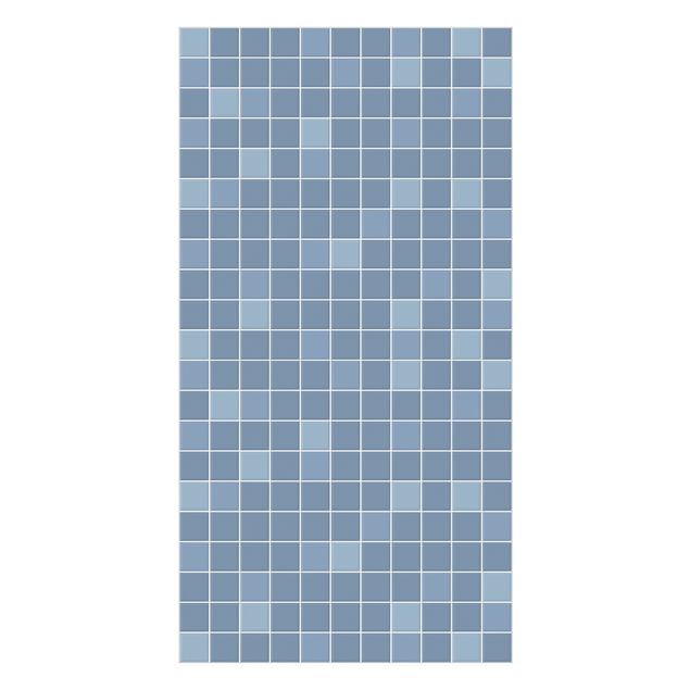 Rivestimenti per doccia blu Piastrelle mosaico - Azzurro