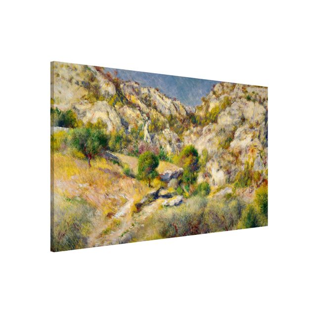 Lavagna magnetica - Auguste Renoir - Rock In Estaque - Formato orizzontale 3:2
