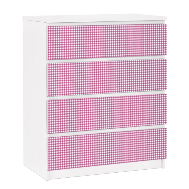 Carta adesiva per mobili IKEA - Malm Cassettiera 4xCassetti - Doll Blanket