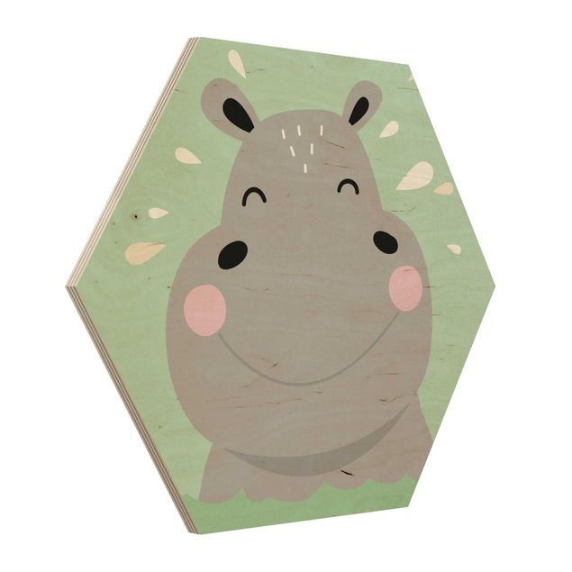 Esagono in legno - The Happy Hippo