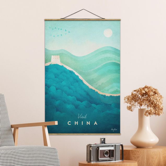 Foto su tessuto da parete con bastone - Poster di viaggio - Cina - Verticale 3:2