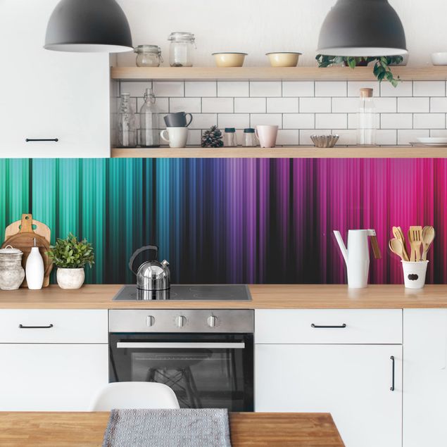 pannello adesivo per cucina Display arcobaleno II
