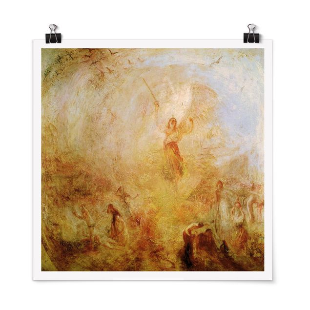 Poster - William Turner - Angeli da Sun - Quadrato 1:1