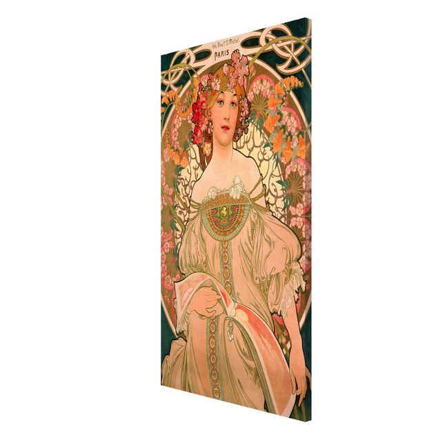 Lavagna magnetica - Alfons Mucha - Poster For F. Champenois - Formato verticale 4:3