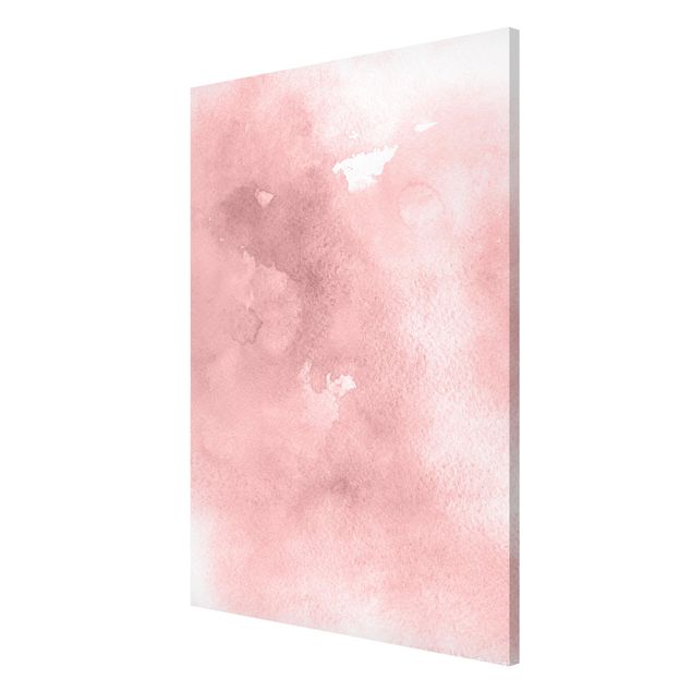 Lavagna magnetica - Struttura acquerello con zucchero filato rosa