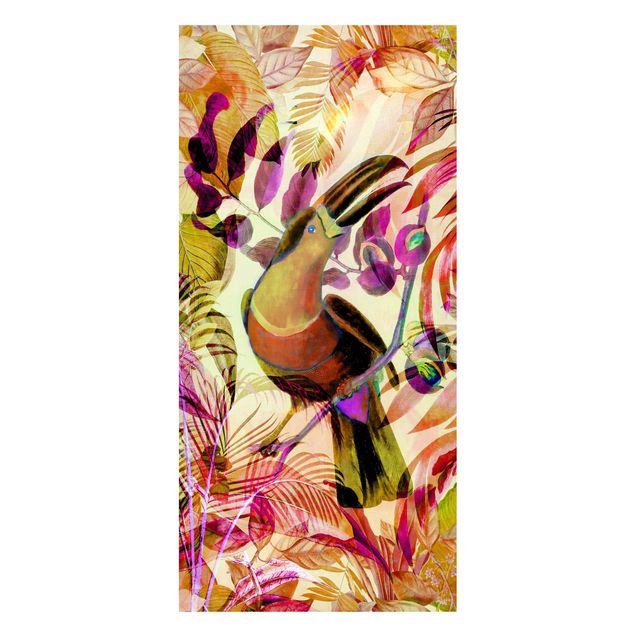 Lavagna magnetica per ufficio Collage colorato - Tucano