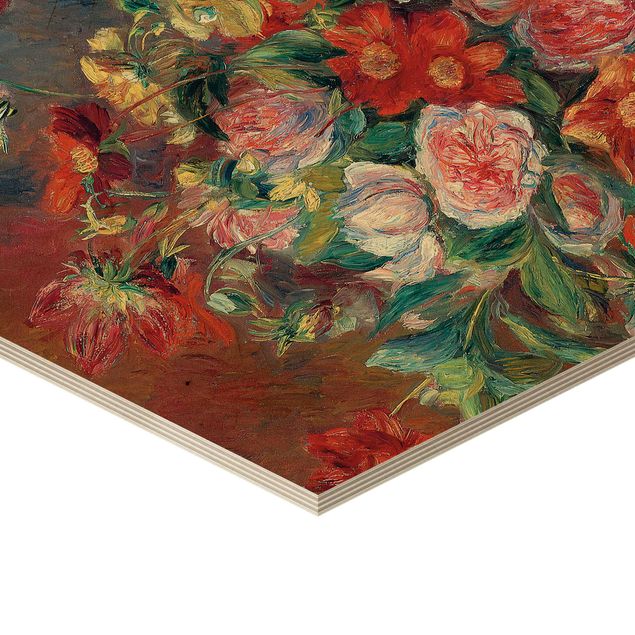 Esagono in legno - Auguste Renoir - Vaso