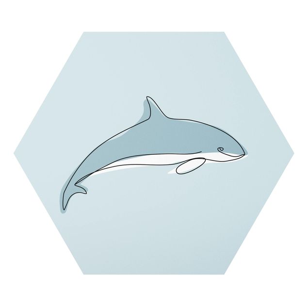 Esagono in forex - Dolphin Line Art