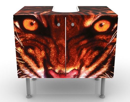 Mobile per lavabo design Wild Tiger