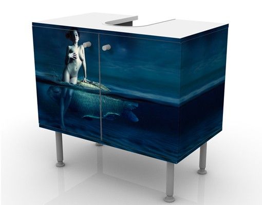 Mobile per lavabo design Nude With Fish