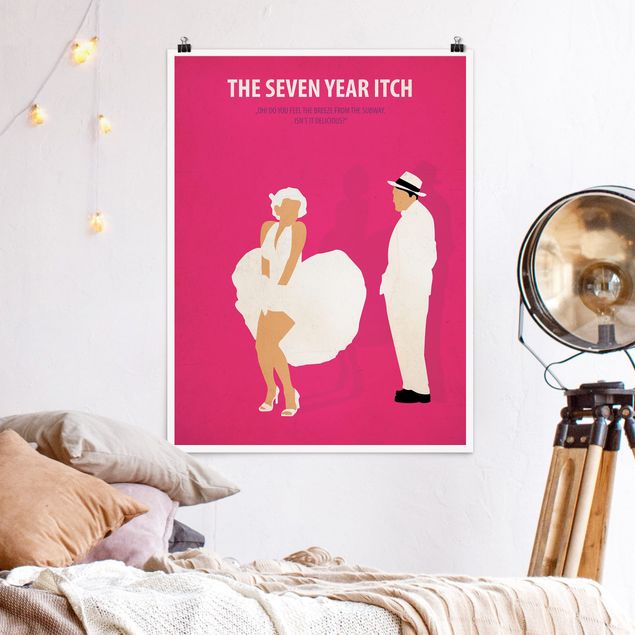Poster illustrazioni Locandina film Quando la moglie è in vacanza