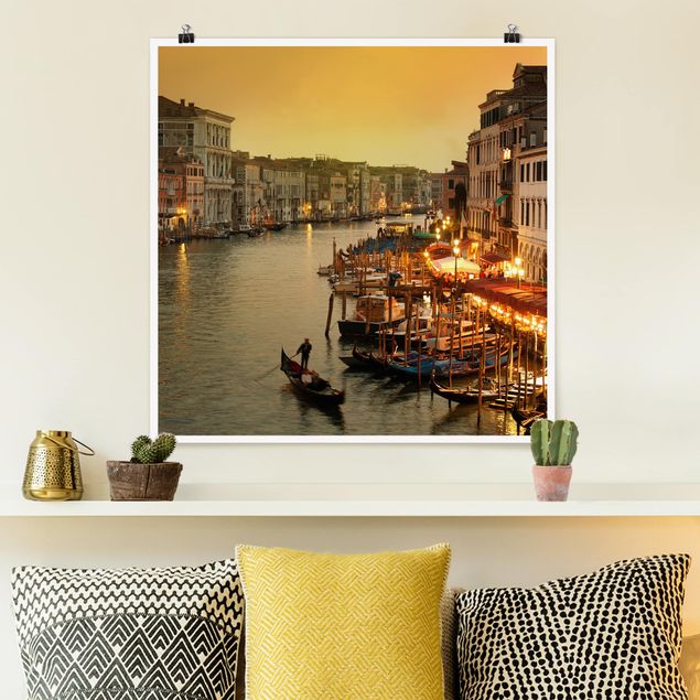 Poster - Canal Grande di Venezia - Quadrato 1:1