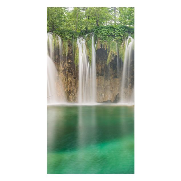 Rivestimenti per doccia verde Cascata dei laghi di Plitvice