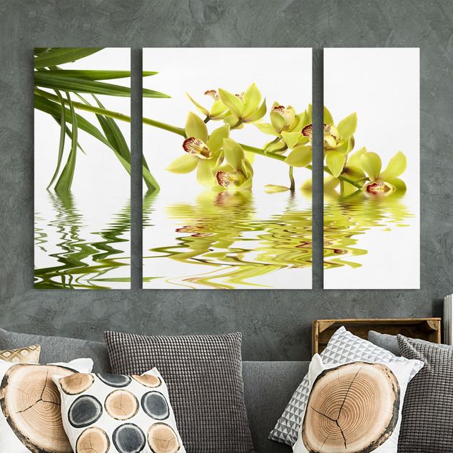 Quadri su tela con orchidee Eleganti acque di orchidea