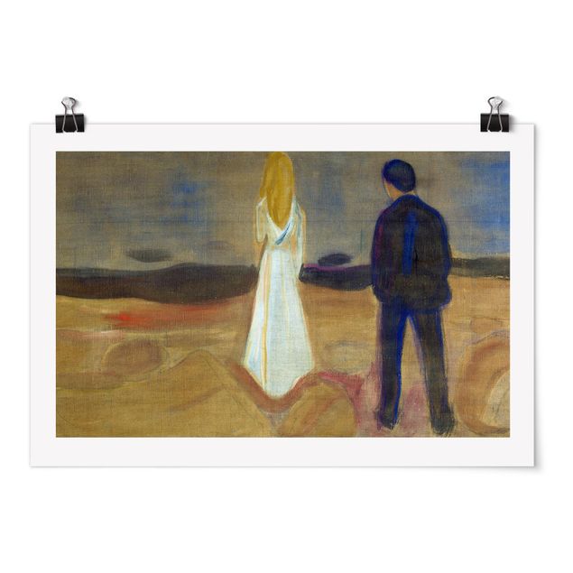 Poster - Edvard Munch - Due persone - Orizzontale 2:3