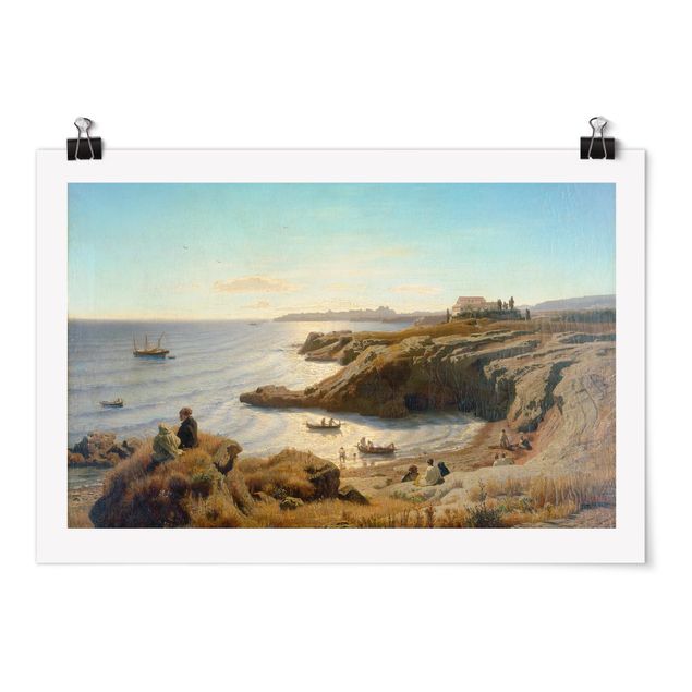 Poster - Andreas Achenbach - Costa A Siracusa - Orizzontale 2:3