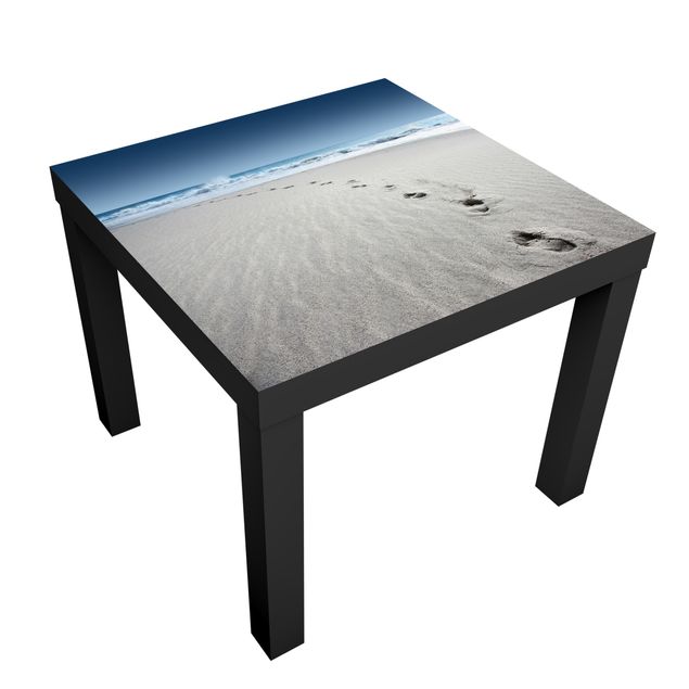 Carta adesiva per mobili IKEA - Lack Tavolino Footprints in the sand