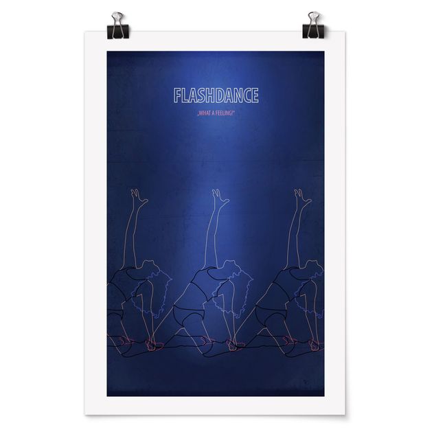 Poster - Film Poster Flashdance - Verticale 3:2