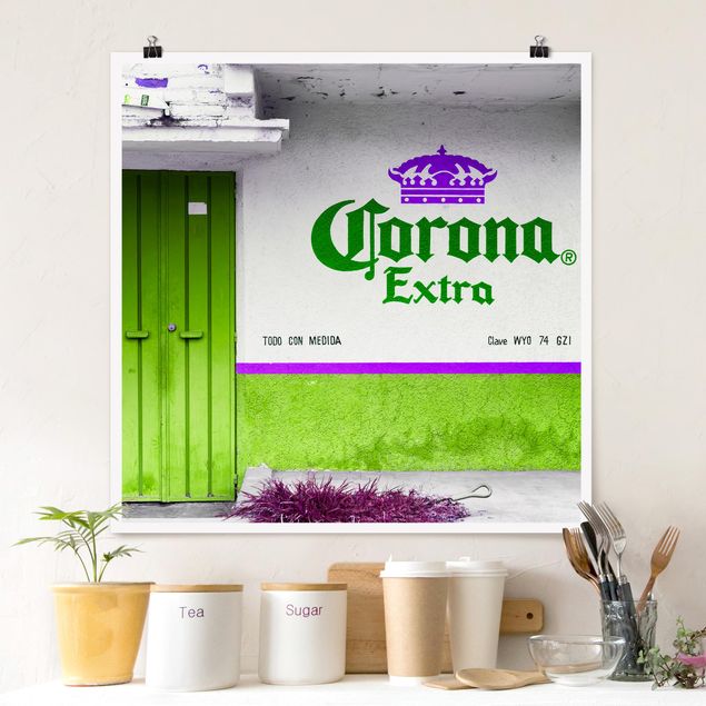 Poster - Corona Verde Extra - Quadrato 1:1